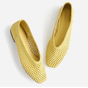 Madewell Mylie Ballet flat iced lemon (butter yellow) size 8